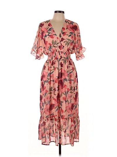 Pre-owned Assorted Brands Casual Dress In Pink