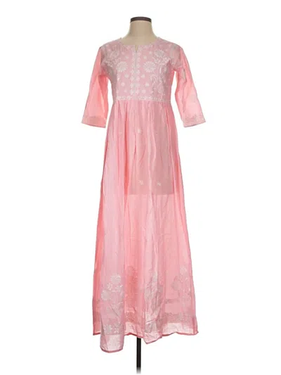 Pre-owned Assorted Brands Casual Dress In Pink