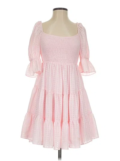 Pre-owned Assorted Brands Casual Dress In Pink