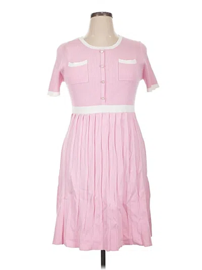 Assorted Brands Casual Dress In Pink