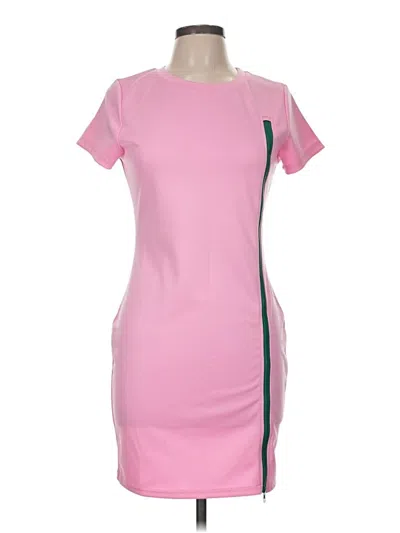 Pre-owned Assorted Brands Casual Dress In Pink