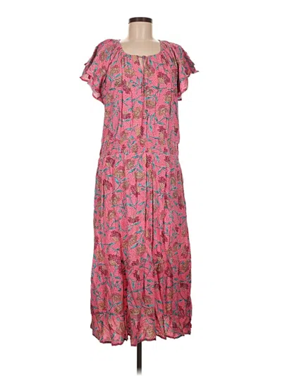 Pre-owned Assorted Brands Casual Dress In Pink