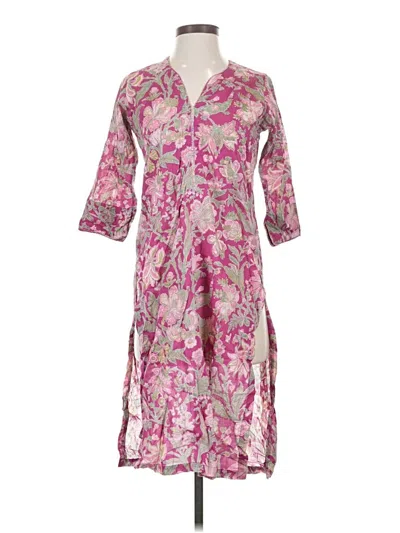 Pre-owned Assorted Brands Casual Dress In Pink