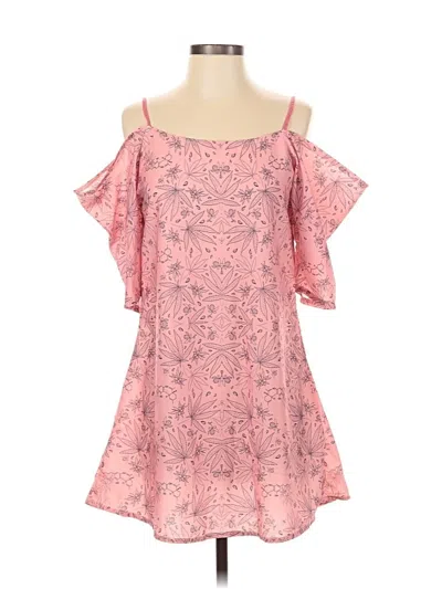 Assorted Brands Casual Dress In Pink