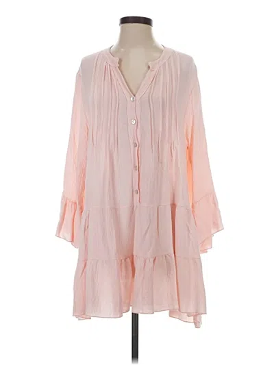 Pre-owned Assorted Brands Casual Dress In Pink