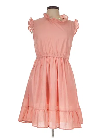 Pre-owned Assorted Brands Casual Dress In Pink