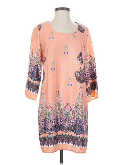 Pre-owned Assorted Brands Casual Dress In Pink