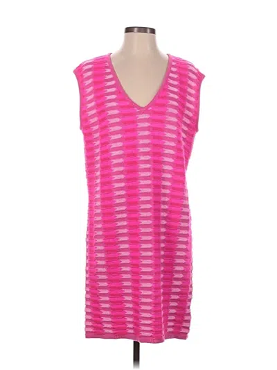Pre-owned Assorted Brands Casual Dress In Pink