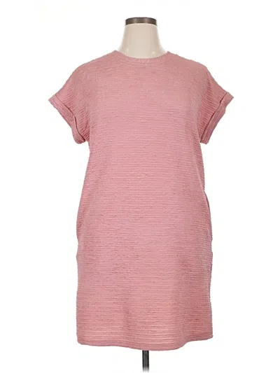 Pre-owned Assorted Brands Casual Dress In Pink