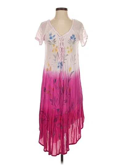 Pre-owned Assorted Brands Casual Dress In Pink