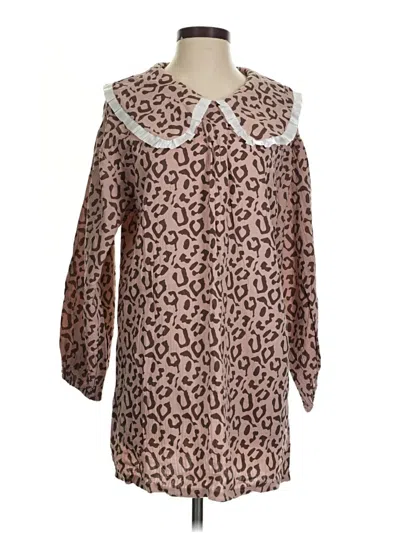 Pre-owned Assorted Brands Casual Dress In Pink