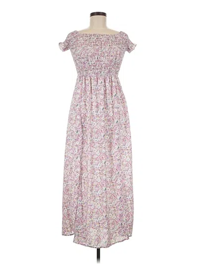 Pre-owned Assorted Brands Casual Dress In Pink