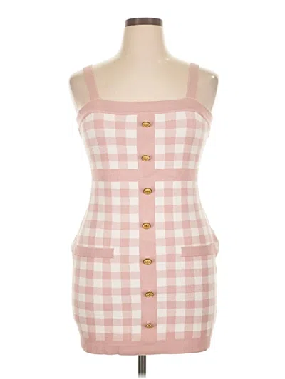 Pre-owned Assorted Brands Casual Dress In Pink