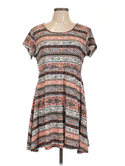 Pre-owned Assorted Brands Casual Dress In Pink