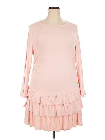 Pre-owned Assorted Brands Casual Dress In Pink