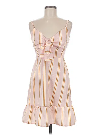 Pre-owned Assorted Brands Casual Dress In Pink