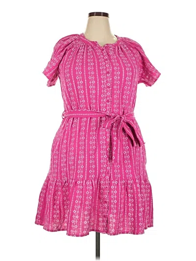 Pre-owned Assorted Brands Casual Dress In Pink