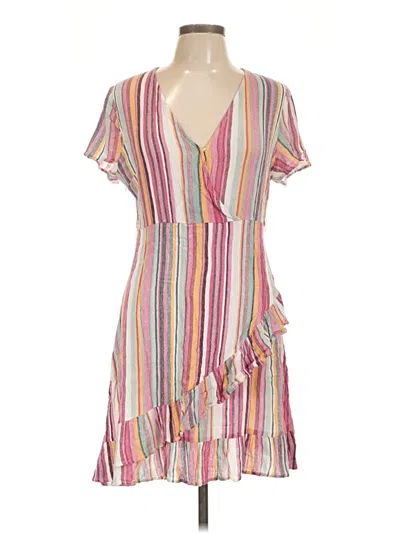 Pre-owned Assorted Brands Casual Dress In Pink