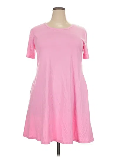 Pre-owned Assorted Brands Casual Dress In Pink