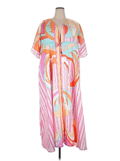 Pre-owned Assorted Brands Casual Dress In Pink
