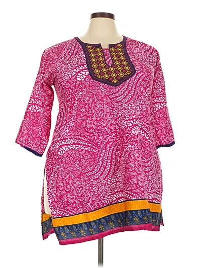 Pre-owned Assorted Brands Casual Dress In Pink