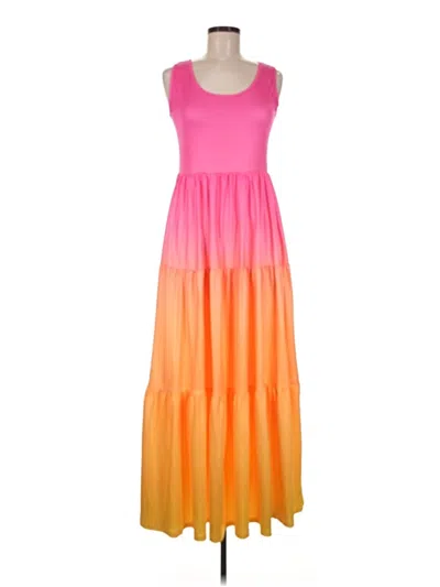 Assorted Brands Casual Dress In Pink