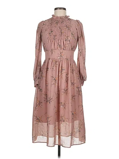 Pre-owned Assorted Brands Casual Dress In Pink