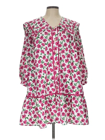 Pre-owned Assorted Brands Casual Dress In Pink