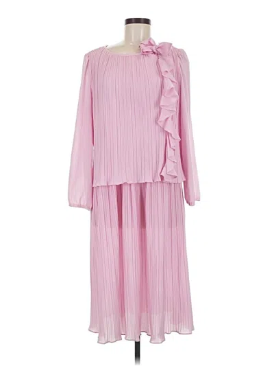 Pre-owned Assorted Brands Casual Dress In Pink