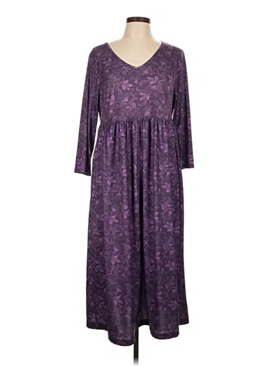 Pre-owned Assorted Brands Casual Dress In Purple