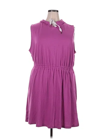 Pre-owned Assorted Brands Casual Dress In Purple