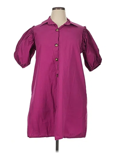 Pre-owned Assorted Brands Casual Dress In Purple