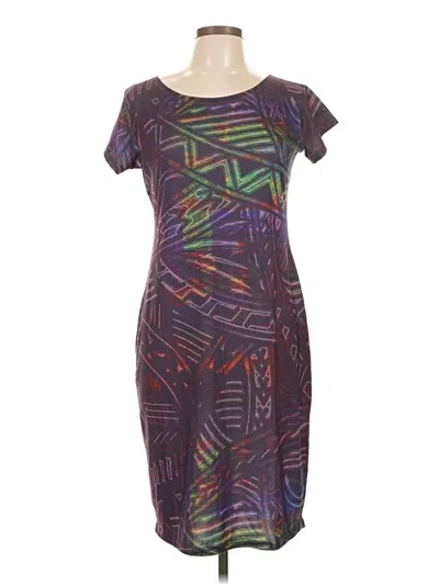 Pre-owned Assorted Brands Casual Dress In Purple
