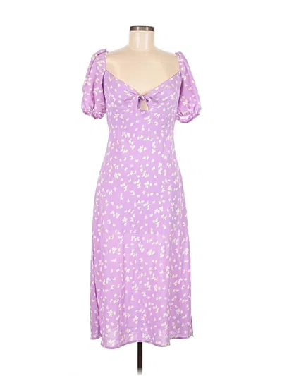 Pre-owned Assorted Brands Casual Dress In Purple