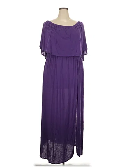 Pre-owned Assorted Brands Casual Dress In Purple