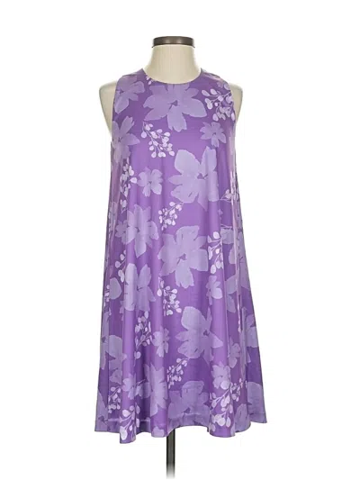 Pre-owned Assorted Brands Casual Dress In Purple