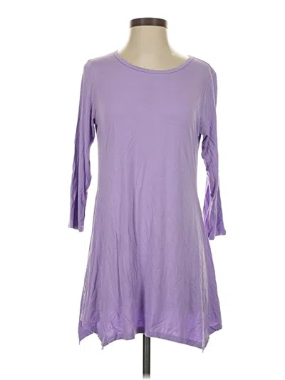 Pre-owned Assorted Brands Casual Dress In Purple