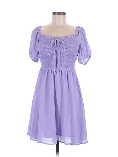 Pre-owned Assorted Brands Casual Dress In Purple