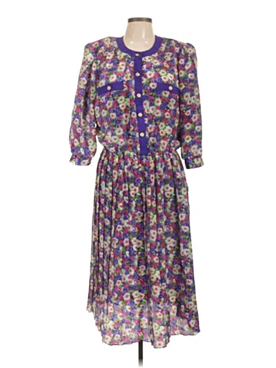 Pre-owned Assorted Brands Casual Dress In Purple