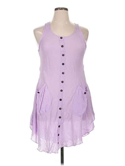 Pre-owned Assorted Brands Casual Dress In Purple