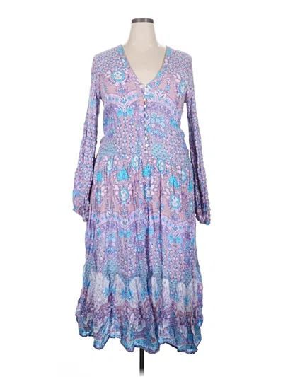 Pre-owned Assorted Brands Casual Dress In Purple