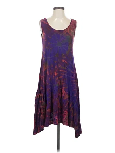 Pre-owned Assorted Brands Casual Dress In Purple
