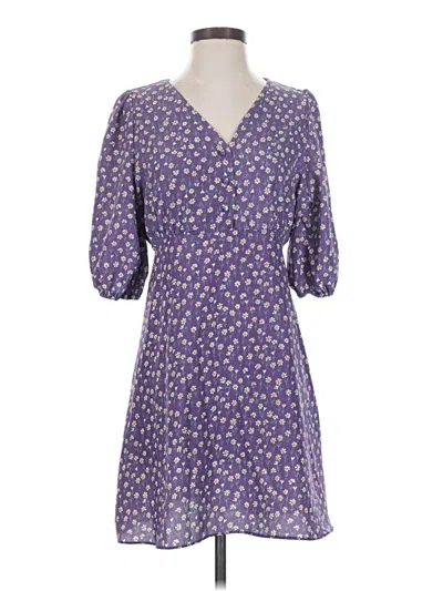 Pre-owned Assorted Brands Casual Dress In Purple