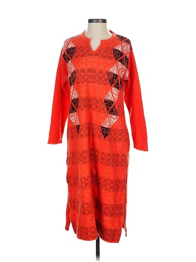 Pre-owned Assorted Brands Casual Dress In Red