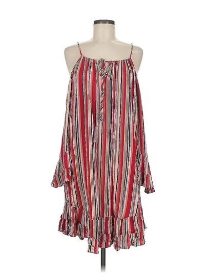 Pre-owned Assorted Brands Casual Dress In Red