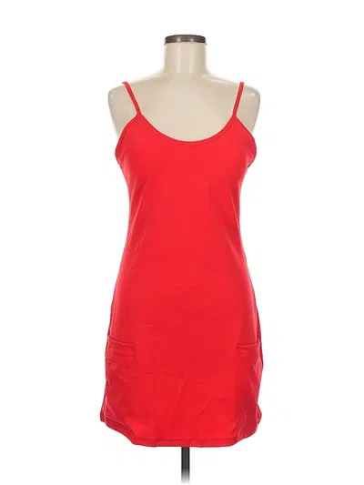 Pre-owned Assorted Brands Casual Dress In Red