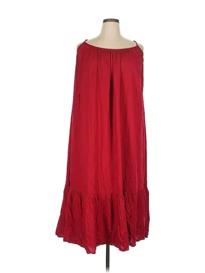 Pre-owned Assorted Brands Casual Dress In Red