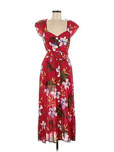 Pre-owned Assorted Brands Casual Dress In Red