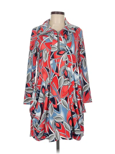 Pre-owned Assorted Brands Casual Dress In Red