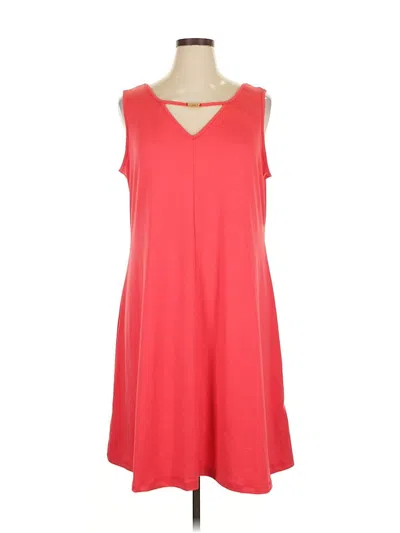 Pre-owned Assorted Brands Casual Dress In Red